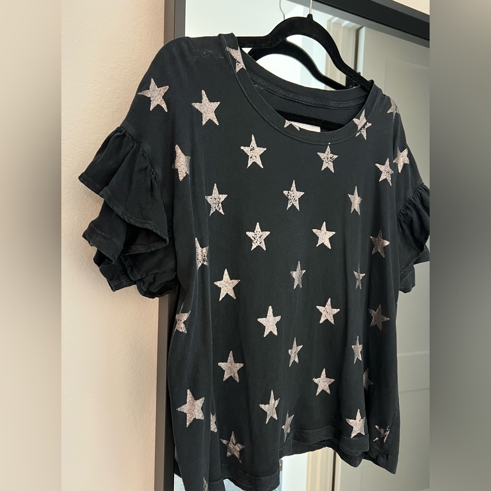 [Current Elliott] Ruffle Roadie Tee - Picture 7 of 9
